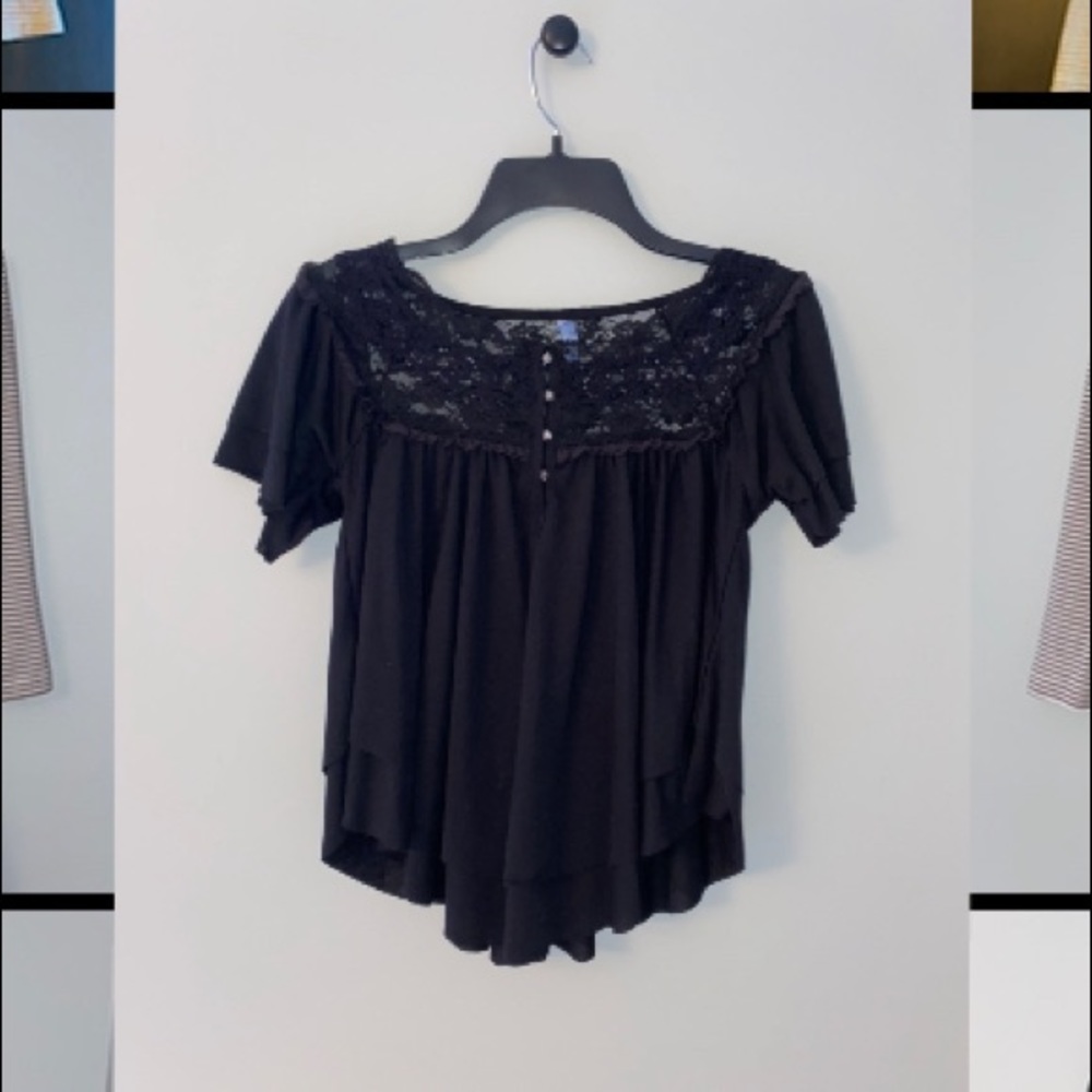Free People Black Top